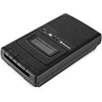 auna RQ-132USB - Grabadora de Casete portátil - Puerto USB - Altavoz Integrado - Reproductor y Grabador de Cintas…